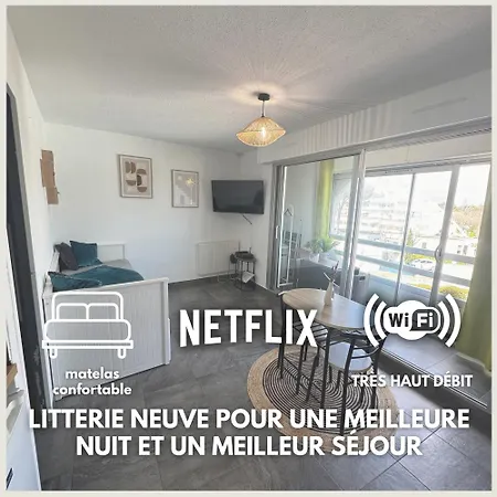 Havre De Sable - Wifi - Plage 250M - Centre Ville A Proximite - Pas De Parking Mais Gratuit Dans La Rue La Grande-Motte Exterior photo